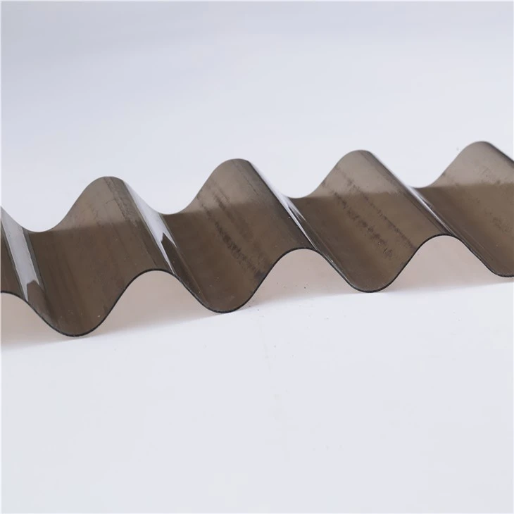 Bronzed Corrugated Foamed Polycarbonate 12 ft