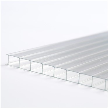 Taflen Polycarbonad Wal Twin Clir 10mm