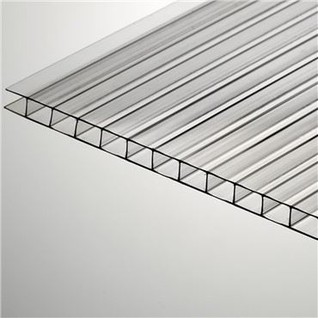 Taflen Polycarbonad Twin Wall Clir 8mm