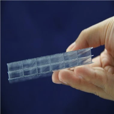 6mm 8mm 10mm UV Allwthiol Panel Hollow Taflenni Pholycarbonad